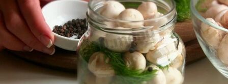 малосольные шампиньоны. Шаг 4