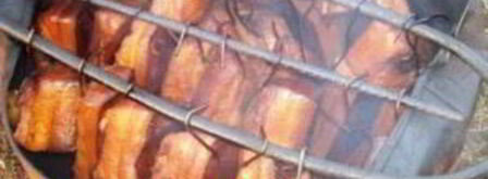 сало в коптильне. Шаг 5