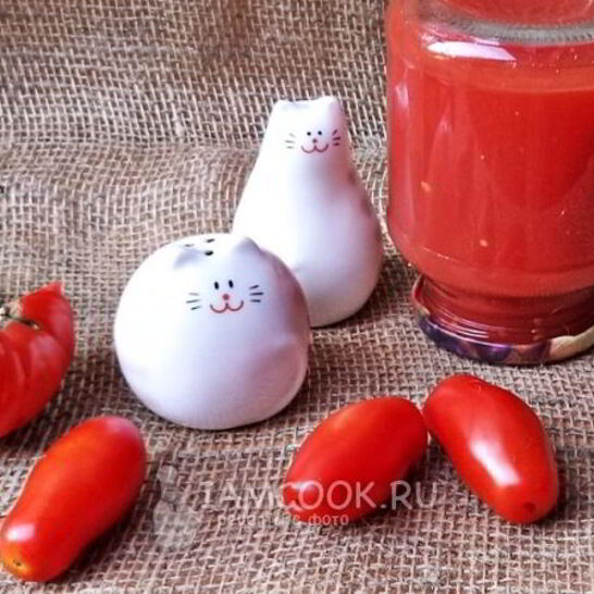 Рецепт томатного сока на зиму