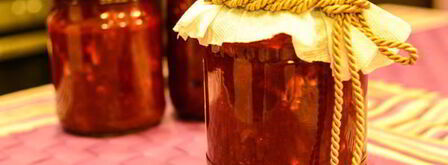 сливовое варенье с орехами в коньяке. Шаг 7