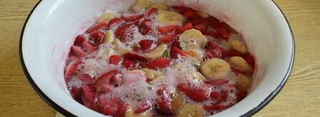 варенье из клубники и бананов. Шаг 12