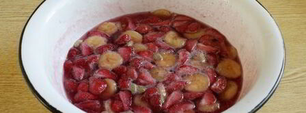 варенье из клубники и бананов. Шаг 13