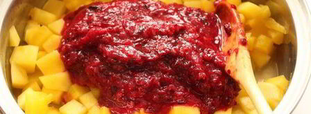 варенье из тыквы и клюквы. Шаг 3