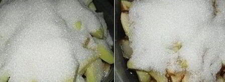 варенье из яблок белый налив дольками. Шаг 3