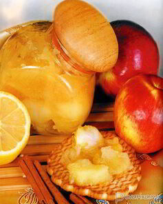 Варенье из яблок с лимоном и корицей