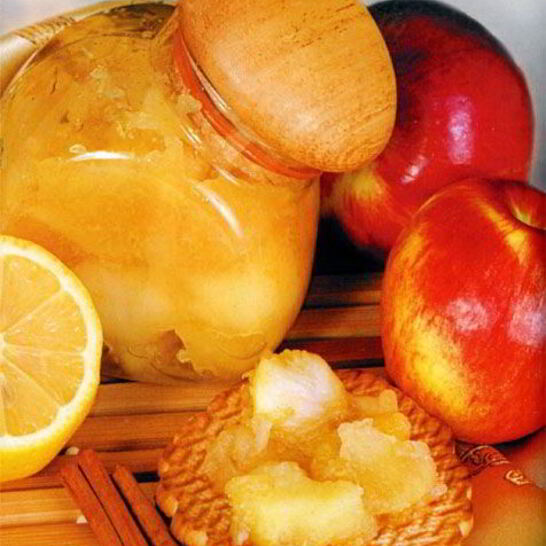 Рецепт варенья из яблок с лимоном и корицей