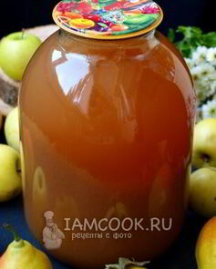 Яблочно-грушевый сок на зиму
