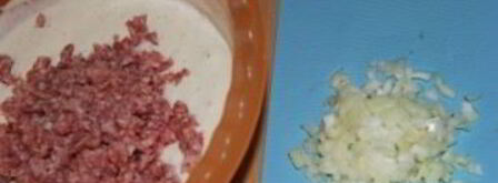 ленивые беляши с фаршем. Шаг 4