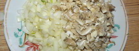 ленивые беляши с грибами и луком. Шаг 3