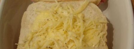 бгорячие бутерброды с ветчиной крок-месье. Шаг 6