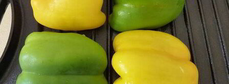 брускетта c жареным перцем. Шаг 3