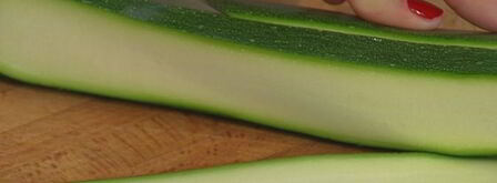 брускетта с чечевицей, фетой и цукини. Шаг 3