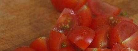 брускетта с чечевицей, фетой и цукини. Шаг 5