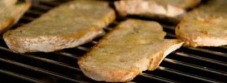 брускетта с грушей, сыром и орехом. Шаг 4