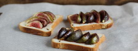 брускетта с инжиром и дор блю. Шаг 7