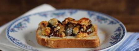 брускетта с инжиром и дор блю. Шаг 9