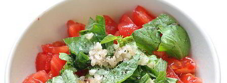 брускетта с помидорами и базиликом. Шаг 7