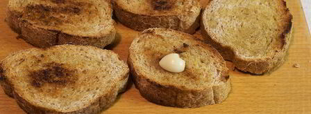 брускетта с помидорами и чесноком. Шаг 5