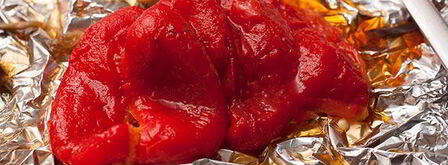 брускетта с запеченным баклажаном. Шаг 6