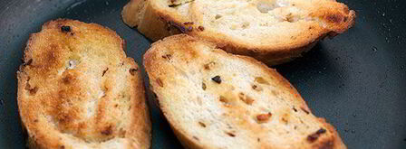 брускетта с запеченным баклажаном. Шаг 8