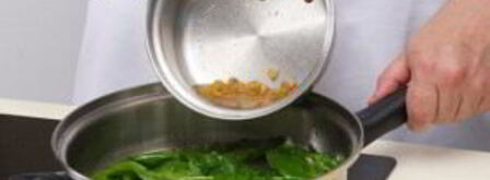 брускетта со шпинатом. Шаг 7