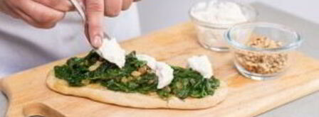 брускетта со шпинатом. Шаг 8