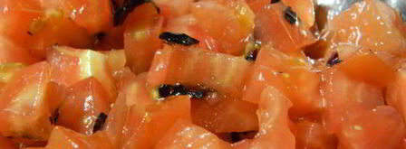 брускетта традиционная итальянская закуска. Шаг 5