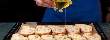 итальянская брускетта с прошутто. Шаг 4