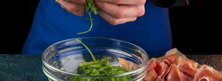 итальянская брускетта с прошутто. Шаг 5