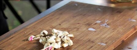 бургер с говядиной и чатни из красной смородины. Шаг 7