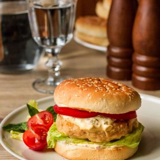 Рецепт фишбургеров с соусом тартар