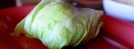 гамбургер на салатных листьях. Шаг 12