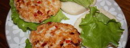 куриные бургеры с овощами. Шаг 6