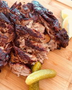 Томленая свинина для бургеров