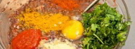 вегетарианские бургеры с фасолью. Шаг 4