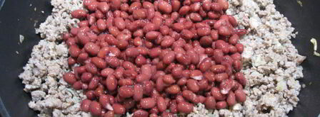 буррито с фаршем и красной фасолью. Шаг 5