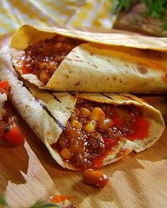 Буррито с говяжьим фаршем