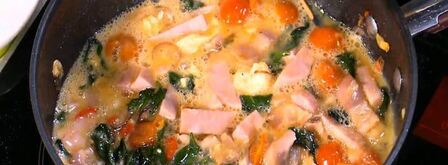 буррито с индейкой, беконом и шпинатом. Шаг 9