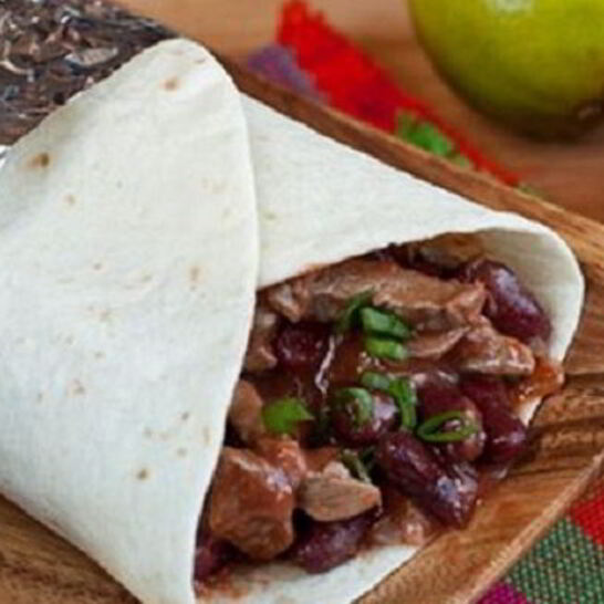 Рецепт буррито с красной фасолью и говядиной