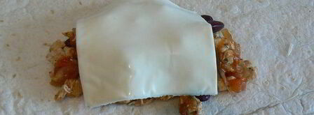 буррито с курицей и фасолью. Шаг 8