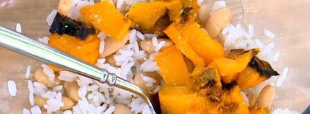 буррито с тыквой, курицей и фасолью. Шаг 9