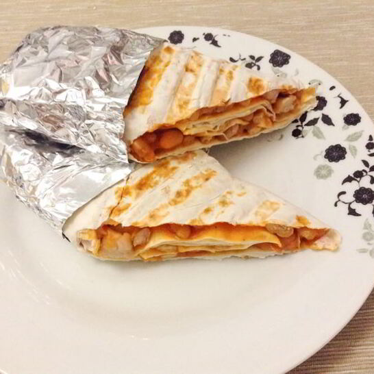 Рецепт буррито со свининой и фасолью