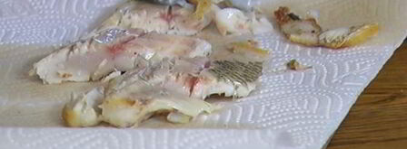 бутерброд с белой рыбой и соусом из йогурта и каперсов. Шаг 9