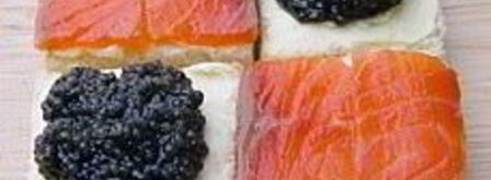 бутерброд с черной икрой. Шаг 4