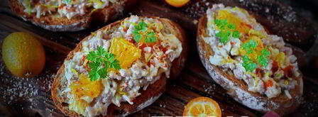 бутерброд с печенью трески. Шаг 8