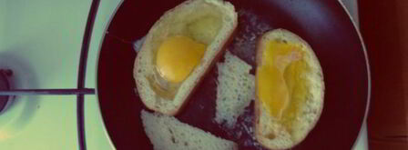 бутерброд с яйцом. Шаг 3