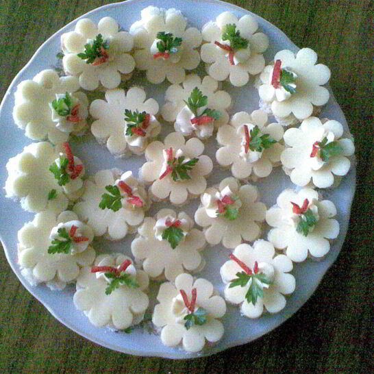 Рецепт бутербродов ромашки