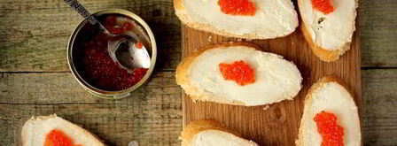 бутерброды с красной икрой. Шаг 5