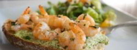 бутерброды с креветками и сыром. Шаг 9