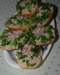 Бутерброды с печенью трески